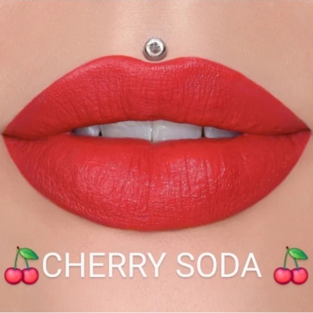 Jeffree Star Velvet Trap Lipstick in "Cherry Soda"